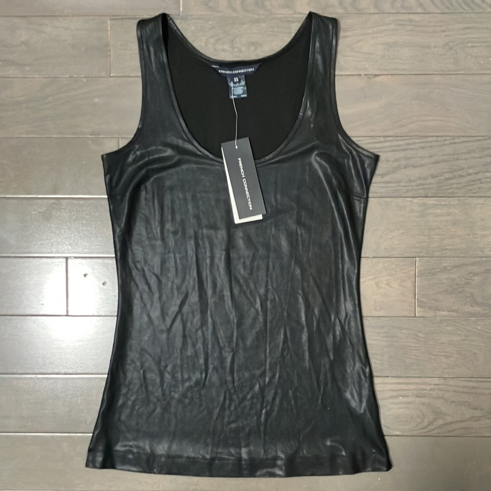 NWT French Connection Metallic Tank Top Size XS